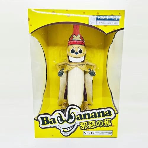 LIRUOXI für Evil Banana Man Figur Handmade PVC Anime Cartoon Charakter Modell Statue Figur, Desktop Ornamente Dekorationen Geschenke für Fans (Zerkleinerer) von LIRUOXI