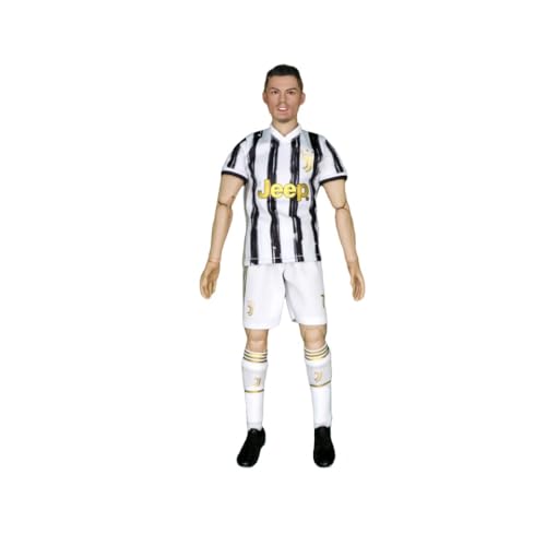 LIRUOXI für Football Star Soldat Figur Handmade PVC Anime Cartoon Charakter Modell Statue Figur, Desktop Ornamente Dekorationen Geschenke für Fans (Juve Kairo) von LIRUOXI