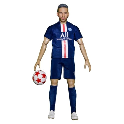 LIRUOXI für Football Star Soldat Figur Handmade PVC Anime Cartoon Charakter Modell Statue Figur, Desktop Ornamente Dekorationen Geschenke für Fans (Neymar) von LIRUOXI