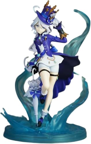 LIRUOXI für Genshin Impact Furina 1/7 Figur Handmade PVC Anime Cartoon Charakter Modell Statue Figur, Desktop Ornamente Dekorationen Geschenke für Fans (Furina-2) von LIRUOXI