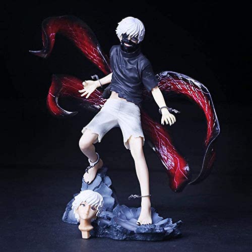 LIRUOXI für Ghoul Kaneki Ken Anime wechselnde Figur Handmade PVC Anime Cartoon Charakter Modell Statue Figur, Desktop Ornamente Dekorationen Geschenke für Fans von LIRUOXI