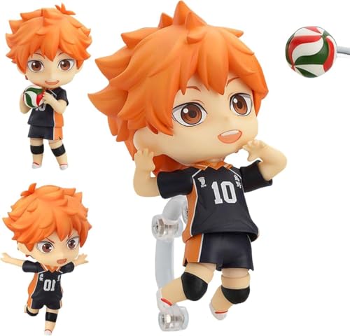 LIRUOXI für Haikyuu Hinata Shoyo Figur Handmade PVC Anime Cartoon Charakter Modell Statue Figur, Desktop Ornamente Dekorationen Geschenke für Fans (Typ a) von LIRUOXI