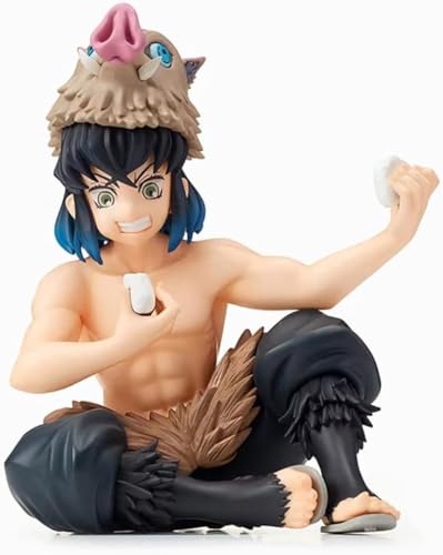 LIRUOXI für Hashibira Inosuke Demon Slayer Handmade PVC Anime Cartoon Charakter Modell Statue Figur, Desktop Ornamente Dekorationen Geschenke für Fans von LIRUOXI