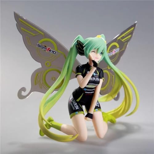 LIRUOXI für Hatsune Miku Figur Handmade PVC Anime Cartoon Charakter Modell Statue Figur, Desktop Ornamente Dekorationen Geschenke für Fans (Schmetterling) von LIRUOXI