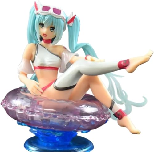 LIRUOXI für Hatsune Nakano Schwimmen Ring Action Figur Handmade PVC Anime Cartoon Charakter Modell Statue Figur, Desktop Ornamente Dekorationen Geschenke für Fans (Hatsune) von LIRUOXI