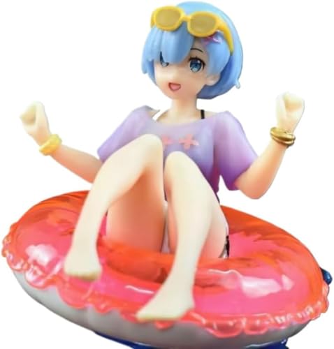 LIRUOXI für Hatsune Nakano Schwimmen Ring Action Figur Handmade PVC Anime Cartoon Charakter Modell Statue Figur, Desktop Ornamente Dekorationen Geschenke für Fans (Rem) von LIRUOXI