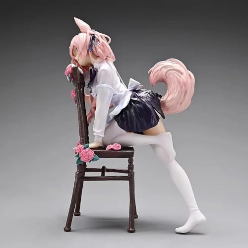 LIRUOXI für Kaninchen. Flo Figur Handmade PVC Anime Cartoon Charakter Modell Statue Figur, Desktop Ornamente Dekorationen Geschenke für Fans von LIRUOXI