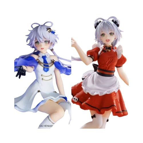 LIRUOXI für Luo Tianyi Figur Handmade PVC Anime Cartoon Charakter Modell Statue Figur, Desktop Ornamente Dekorationen Geschenke für Fans (Konsolidiertes Paket) von LIRUOXI