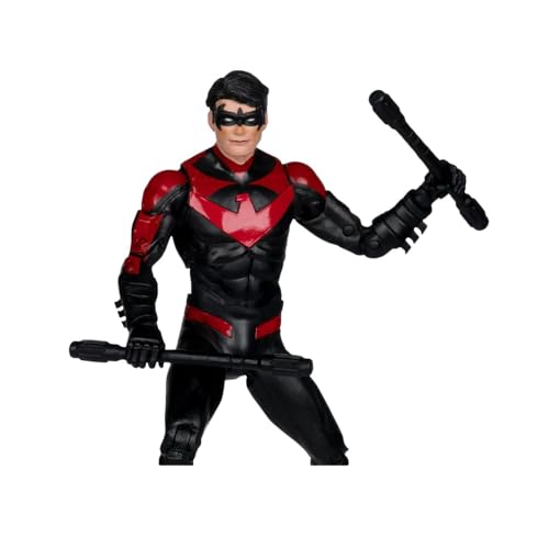 LIRUOXI für McFarland Figur Handmade PVC Anime Cartoon Charakter Modell Statue Figur, Desktop Ornamente Dekorationen Geschenke für Fans (Nightwing No Box) von LIRUOXI