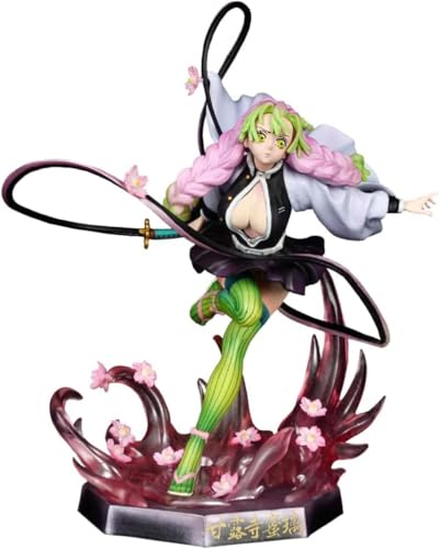 LIRUOXI für Mitsuri Figur Handmade PVC Anime Cartoon Charakter Modell Statue Figur, Desktop Ornamente Dekorationen Geschenke für Fans (Kanroji Mitsuri) von LIRUOXI