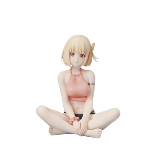 LIRUOXI für Niki Chibou Badeanzug Takina Inoue Figur Handmade PVC Anime Cartoon Charakter Modell Statue Figur, Desktop Ornamente Dekorationen Geschenke für Fans von LIRUOXI