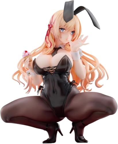 LIRUOXI für Original Malerei Bunny Girl Figur Handmade PVC Anime Cartoon Charakter Modell Statue Figur, Desktop Ornamente Dekorationen Geschenke für Fans (Baniga-chan) von LIRUOXI