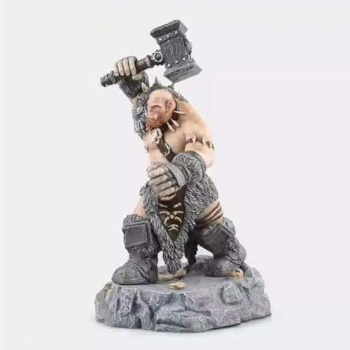 LIRUOXI für Ork Leader Vita Orgrim Hammer of Doom Figur Handmade PVC Anime Cartoon Charakter Modell Statue Figur, Desktop Ornamente Dekorationen Geschenke für Fans von LIRUOXI