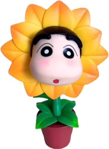 LIRUOXI für Q Version Sunflower Shin Chan Action Figuren 10cm / 3,9 Zoll Handmade PVC Statuen Sammlerstücke Souvenirs von LIRUOXI