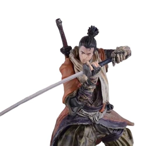 LIRUOXI für SEKIRO: Shadows Die Twice Figur Handmade PVC Anime Cartoon Charakter Modell Statue Figur, Desktop Ornamente Dekorationen Geschenke für Fans von LIRUOXI