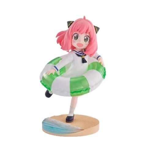 LIRUOXI für Schwimmring Ania Figur Handmade PVC Anime Cartoon Charakter Modell Statue Figur, Desktop Ornamente Dekorationen Geschenke für Fans von LIRUOXI