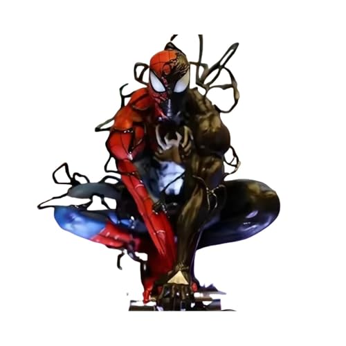 LIRUOXI für Spider-Man Venom Symbiont Figur Handmade PVC Anime Cartoon Charakter Modell Statue Figur, Desktop Ornamente Dekorationen Geschenke für Fans von LIRUOXI