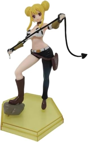 LIRUOXI für Taurus Stehender Wassermann Lucy Figur Handmade PVC Anime Cartoon Charakter Modell Statue Figur, Desktop Ornamente Dekorationen Geschenke für Fans (Stier) von LIRUOXI