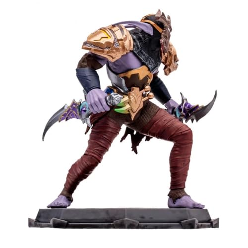 LIRUOXI für The Anime Action in Elf Druid Figur Handmade PVC Anime Cartoon Charakter Modell Statue Figur, Desktop Ornamente Dekorationen Geschenke für Fans (Purple Label) von LIRUOXI