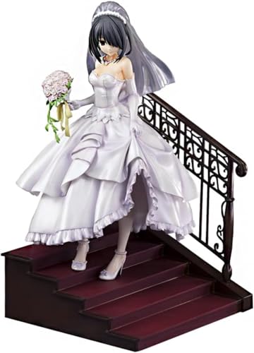 LIRUOXI für The Great Dating Battle Tokizaki Mania Figur Handmade PVC Anime Cartoon Charakter Modell Statue Figur, Desktop Ornamente Dekorationen Geschenke für Fans (Tokisaki Kurumi 1) von LIRUOXI