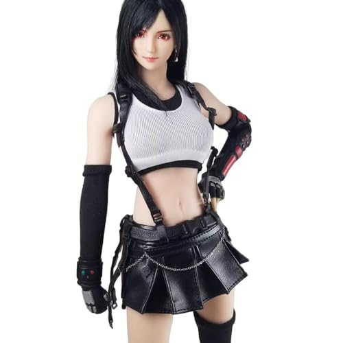 LIRUOXI für Tifa Figur Handmade PVC Anime Cartoon Charakter Modell Statue Figur, Desktop Ornamente Dekorationen Geschenke für Fans (Harz) von LIRUOXI