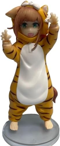 LIRUOXI für Tiger Pyjamas Stehende Kinako Figur Handgemachte PVC Anime Cartoon Charakter Modell Statue Figur, Desktop Ornamente Dekorationen Geschenke für Fans von LIRUOXI