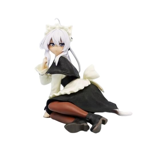 LIRUOXI für Witch 's Journey Flying Witch Irena Figur Handmade PVC Anime Cartoon Charakter Modell Statue Figur, Desktop Ornamente Dekorationen Geschenke für Fans (Irena das Dienstmädchen) von LIRUOXI