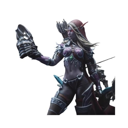 LIRUOXI für World of Warcraft Queen Sylvanus Figur Handmade PVC Anime Cartoon Charakter Modell Statue Figur, Desktop Ornamente Dekorationen Geschenke für Fans von LIRUOXI