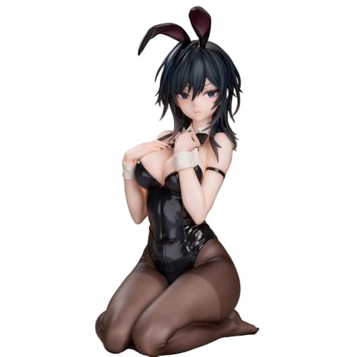 LIRUOXI für Yokoyama Ishimi Black Bunny Girl Figur Handmade PVC Anime Cartoon Charakter Modell Statue Figur, Desktop Ornamente Dekorationen Geschenke für Fans von LIRUOXI