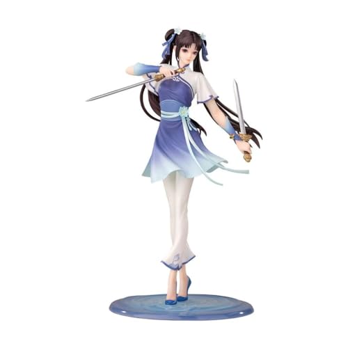 LIRUOXI für Zhao Ling 'er Kampfkunst Praktiker Figur Handmade PVC Anime Cartoon Charakter Modell Statue Figur, Desktop Ornamente Dekorationen Geschenke für Fans von LIRUOXI