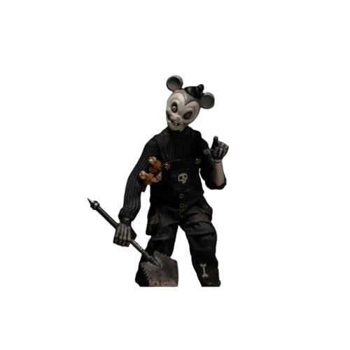 LIRUOXI für die 12 chinesischen Tierkreiszeichen Figur Handmade PVC Anime Cartoon Charakter Modell Statue Figur, Desktop Ornamente Dekorationen Geschenke für Fans (Maus Schwarz) von LIRUOXI