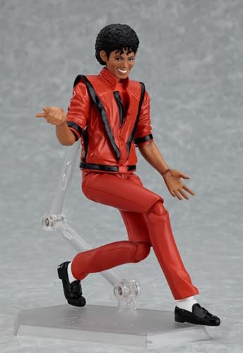 LIRUOXI für figma 096 Jackson MJ Thriller MV Kostüm Gelenke bewegliche Figur Handmade PVC Anime Cartoon Charakter Modell Statue Figur, Desktop Ornamente Dekorationen Geschenke für Fans von LIRUOXI