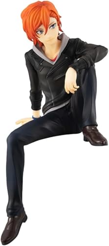 LIRUOXI für streunende Hunde Figur Dazai Osamu Nakahara Chuuya Anime Nudel Stopper Figur Sammlerstück Sitzendes Modell PVC Cartoon Statue Home Decor Desktop Ornament (Nakahara Chuuya) von LIRUOXI