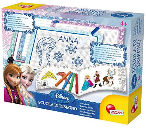 Lisciani 47833 LA REINE DES NEIGES Disney Frozen Princess SCUOLA DI Disegno, Die Eiskönigin-Zeichnen und Ausmalen von Disney