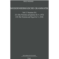 Werner, F: Modernhebräische Grammatik 2 von Lit Verlag