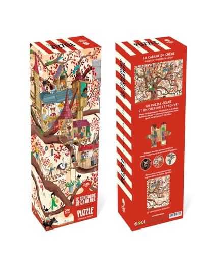 Puzzle géant - Le Concours de cabanes: Puzzle cherche et trouve von LITTLE URBAN