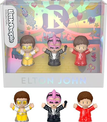 Little People Collector Elton John Special Edition Figuren-Set im Display Geschenkpaket für Erwachsene & Fans, 3 Konzertfiguren von LITTLEPEOPLE COLLECTOR