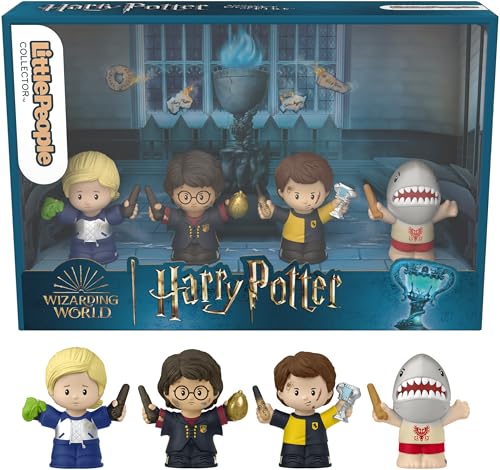 Little People Collector Harry Potter und der Feuerkelch Special Edition Set für Erwachsene & Fans, 4 Figuren in einer Displaybox von LITTLE PEOPLE COLLECTOR