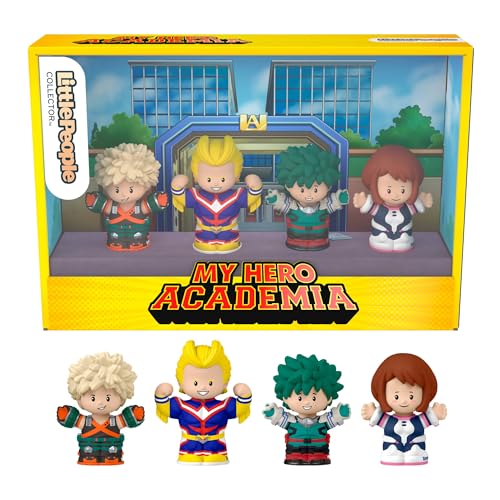 Little People Collector My Hero Academia Mangaserie Sondereditionsset, 4 Hauptfiguren für Erwachsene und Fans in einer zum Ausstellen geeigneten Verpackung, JFC79 von LITTLEPEOPLE COLLECTOR