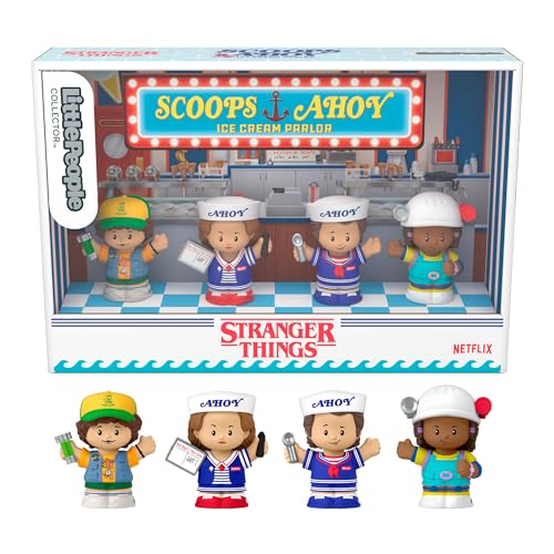 Little People Collector Stranger Things: Scoops Troop Sonderedition Figurenset für Erwachsene und Fans in einer Geschenkverpackung zum Ausstellen, HVG76 von LITTLEPEOPLE COLLECTOR