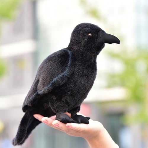 LIUHONGFEI Simulation Crow Plush Toy Stuffed Animal Bird Doll There are Aluminum Wires on Both feet for Standing Firmly.(There are Aluminum Wires on Both feet and it can Stand Firmly.) von LIUHONGFEI