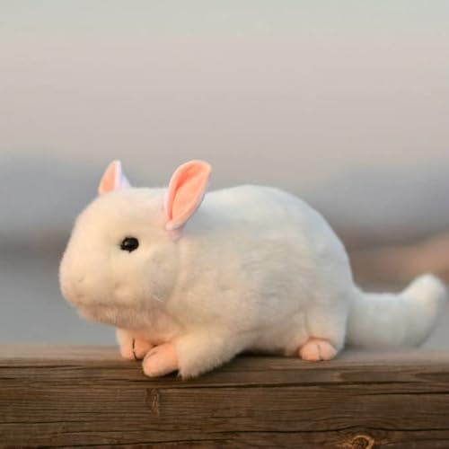 LIUHONGFEI Simulation Maus Plüschtier Lebensechte Stofftierpuppe Weiße Maus Ratte (Weiße Maus) von LIUHONGFEI