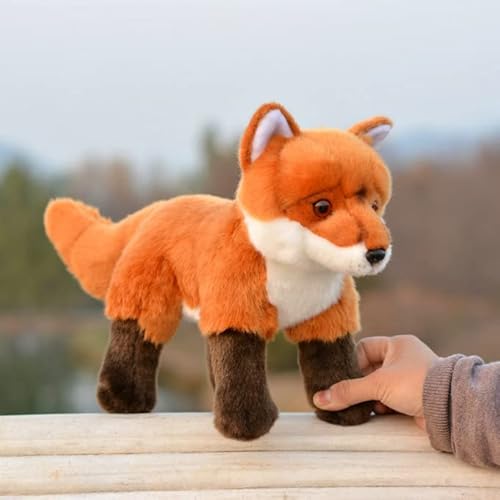 LIUHONGFEI Simulation Standing Fox Plush Toy Stuffed Animal Red Fox Doll The Four Limbs Have Aluminum Wire so it can Stand Firmly.(There is Aluminum Wire on The Four Limbs so it can Stand Firmly.) von LIUHONGFEI