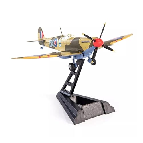 LIUSANG Maßstab 1/72 für SPF-003 British Spitfire Fighter Modell Mk IX RAF No.145 Nordafrika 1943 Simuliertes Flugzeug geeignet für Display von LIUSANG