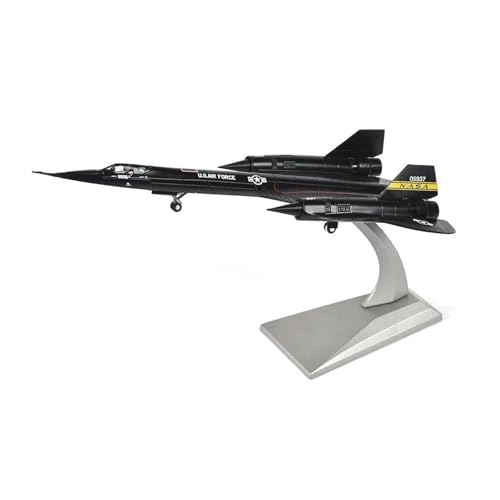 LIUSANG Modellflugzeuge 1/144 for SR-71 Lockheed Blackbird Flugzeug Modell Druckguss Legierung Modell Kämpfer Modell Dekorative Souvenirs Für Ausstellungszwecke geeignet von LIUSANG