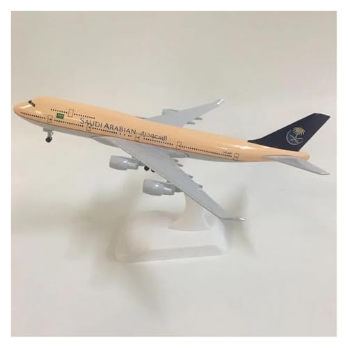 LIUSANG Modellflugzeuge 20cm1:300 for Saudi-arabische Boeing 747 Flugzeug Modell Flugzeug Modell Druckguss Metall Flugzeug Modell Urlaub Geschenk Für Ausstellungszwecke geeignet von LIUSANG