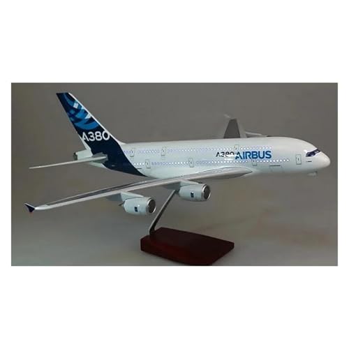 LIUSANG Modellflugzeuge 47CM 1/160 for Airbus 380 Airlines Modell Lichter Und Räder Druckguss Kunststoff Harz Flugzeug Modell Party Geschenke Für Ausstellungszwecke geeignet(with Light) von LIUSANG