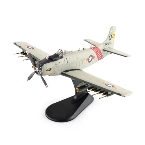 Maßstabsflugzeug 1/72 für US A-1H (AD-6) Kampfmodell 1. FS VNAF 1963 Alloy Collection Modell Simulated Scale Aircraft Geeignet für Display von LIUSANG