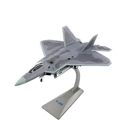 Modellflugzeuge 1/72 for F-22 US Air Force Flugzeug F22 Raptor Legierung Kämpfer Modell Militär Flugzeug Modell Dekoration Büro Für Ausstellungszwecke geeignet von LIUSANG