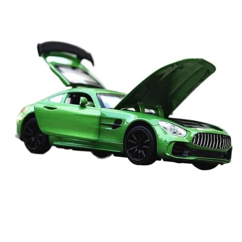 LIVEDOLLS Pull-Back-Modell Für GTR Alloy Diecast Metal Model Car Pull Back Model Car 1:32 Anteil(Green with Box) von LIVEDOLLS